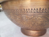 Antique Brass Vessel Sink: Handcrafted Luxury