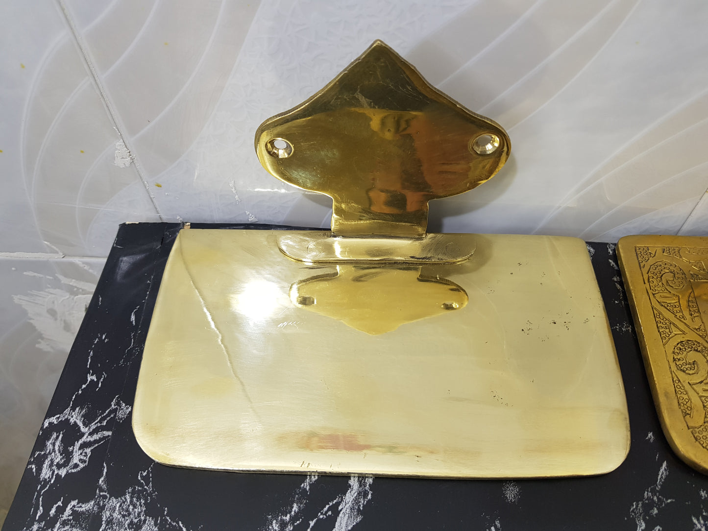 Brass Towel Ring - Bathroom Towel Holder