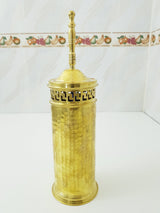 Handcrafted Brass Toilet Brush and Holder bathroom; Toilet Bowl Brush For Storage Organization Toilet Bowl cleaner Bathroom Accessories