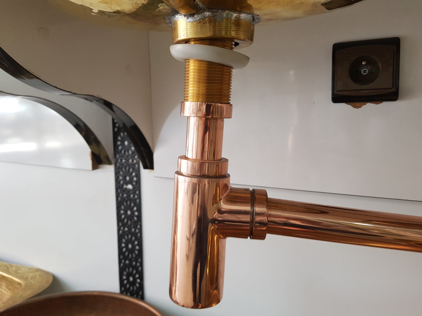 Brass Towel Ring - Bathroom Towel Holder