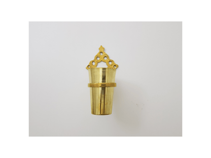 Handcrafted Toothbrush Holder, Unlacquered Solid Copper and Brass Gold Toothpaste Makeup Brushes  Holder Bath wall mounted Cup Organizer
