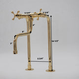 Enhance Your Kitchen with Handmade Unlacquered Brass Kitchen Faucets - Experience Timeless Elegance and Superior Craftsmanship