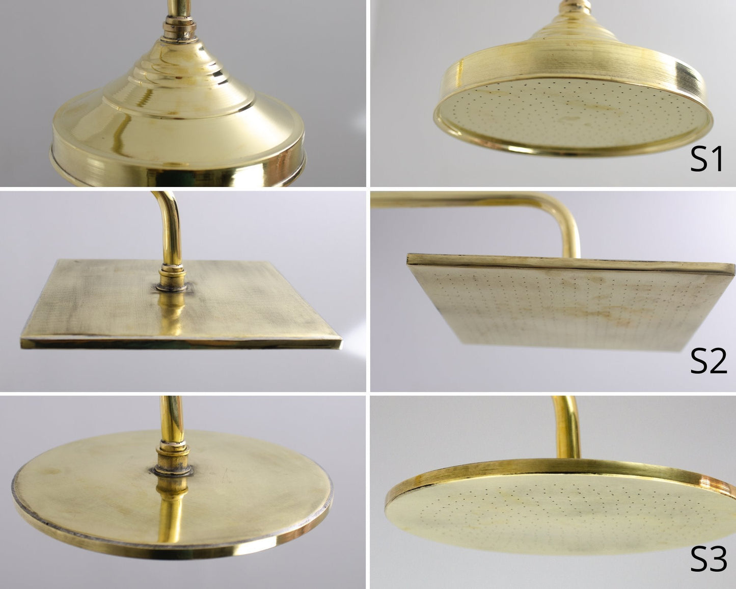 Brass Shower Set - Antique Brass Shower System