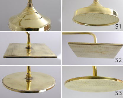 Brass Shower Set - Antique Brass Shower System