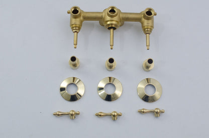 Brass Shower Set - Antique Brass Shower System