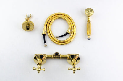 Brass Handheld Shower Head - Built-In Shower System