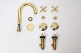 Widespread Brass Bathroom Faucet - Unlacquered Brass Bathroom Faucet