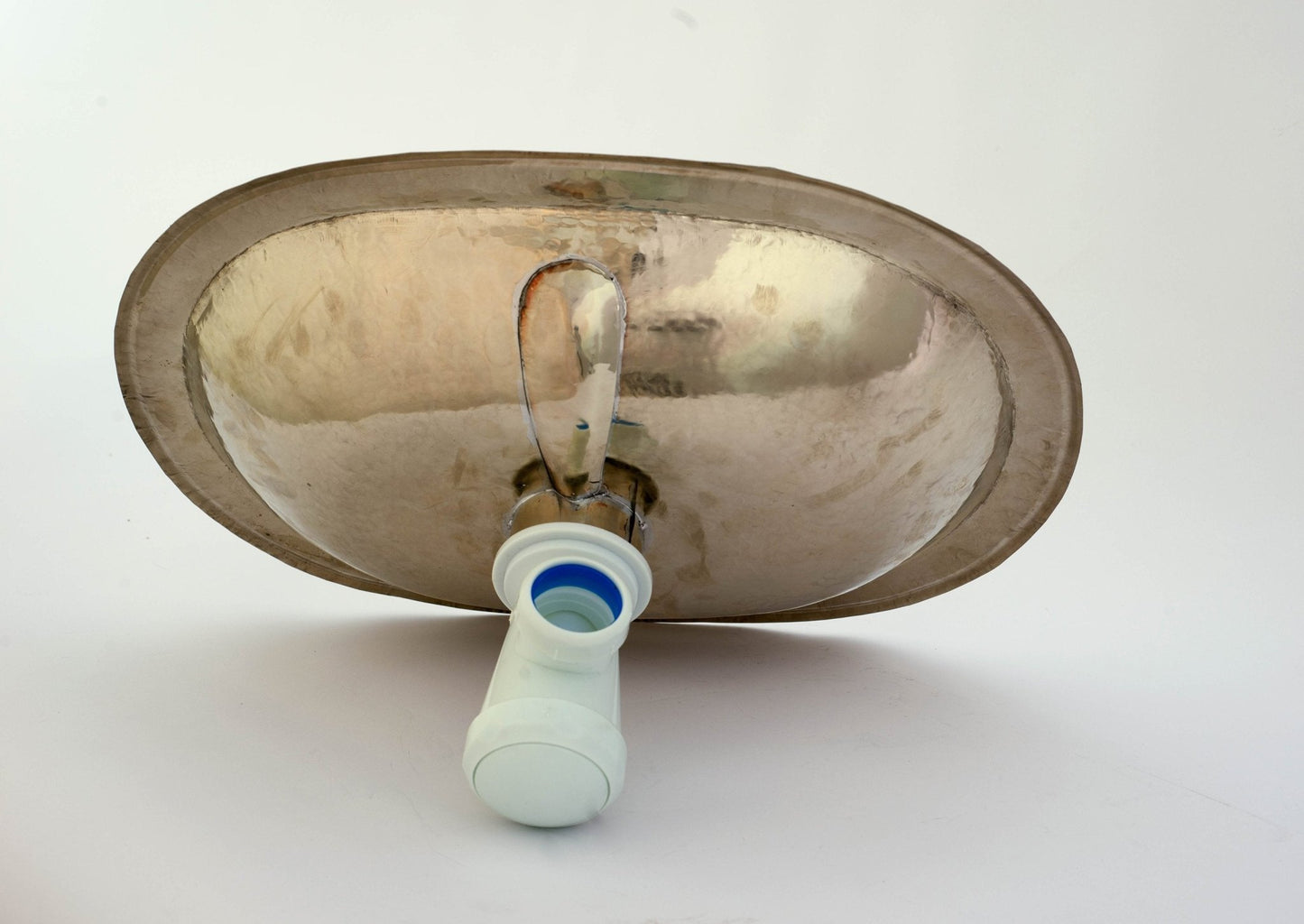 Handcrafted Oval Drop-in Bathroom Sink