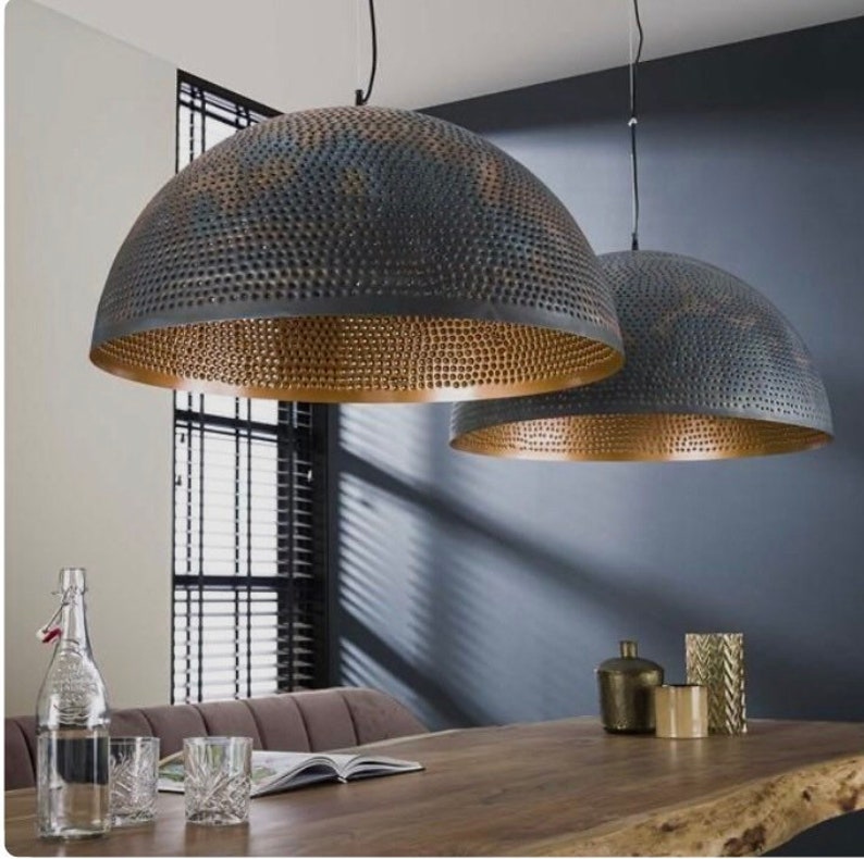 Oversized Handmade Pendant Lamps. Ceiling lamp. Moroccan Chandelier. Moroccan Ceiling Lights. Kitchen Island Lighting.