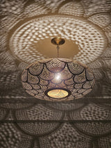 Moroccan brass pendant light
