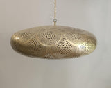 Moroccan brass pendant light