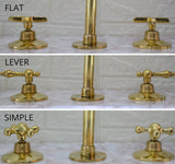 Vintage Brass Kitchen Faucet - Kitchen Faucet 3 Holes