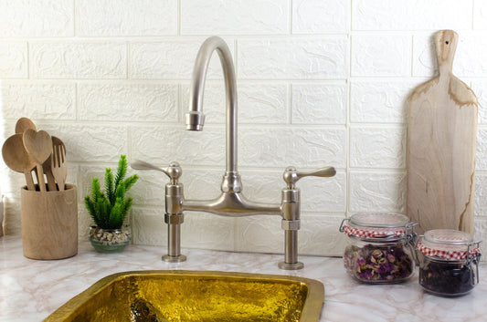 Kitchen Faucet - Brushed Nickel Kitchen Faucet