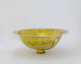 Round Bathroom Sink  , Golden Brass Drop-in Sink , Diameter 16-1/8" Height 6-3/8"