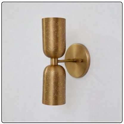 Elegant Brass Wall Sconce Classic Accent Lighting for Hallways & Bedrooms