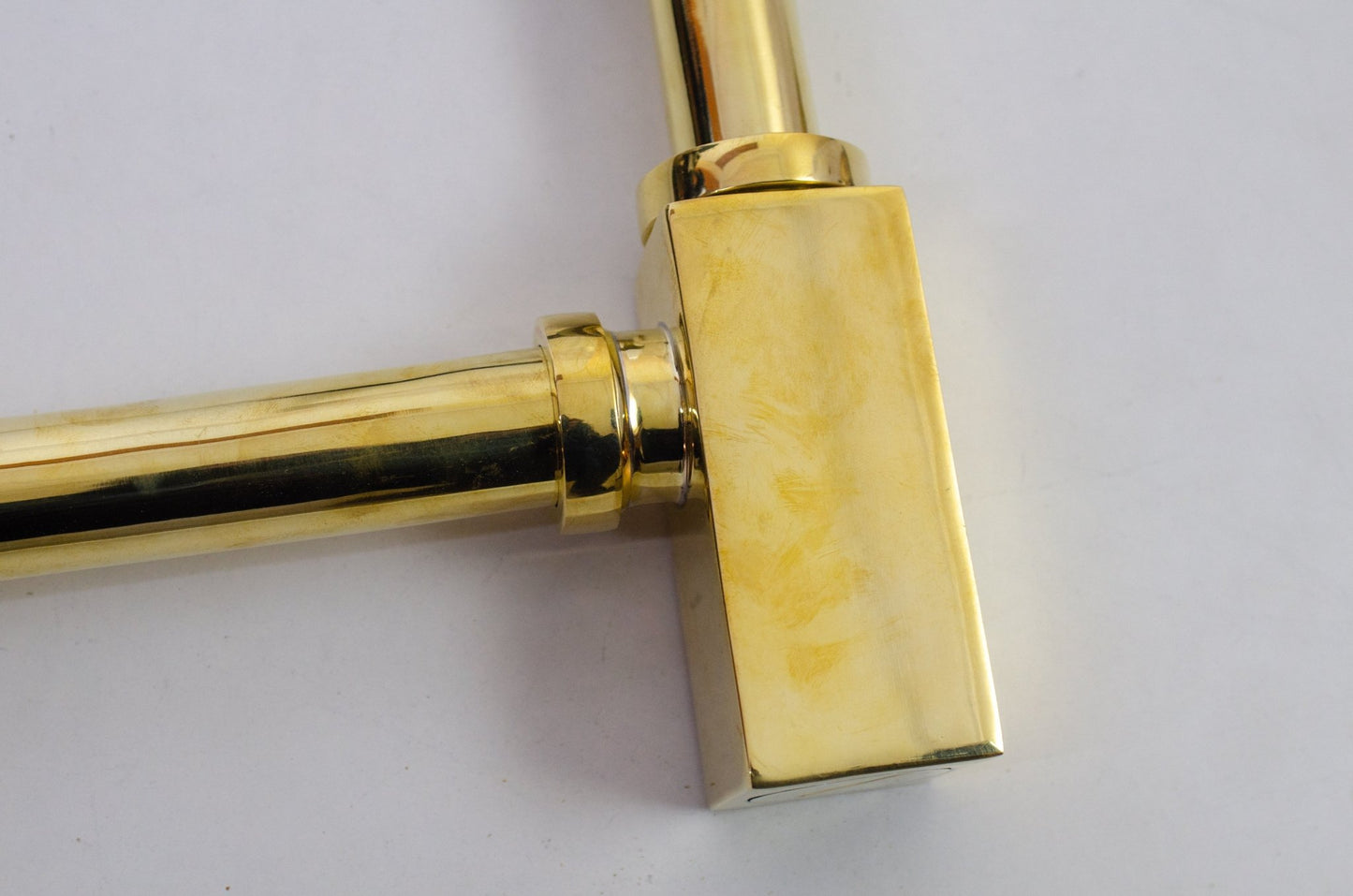 Unlackierter Messing-Siphon für Badezimmer – Messing-Pop-up-Ablauf