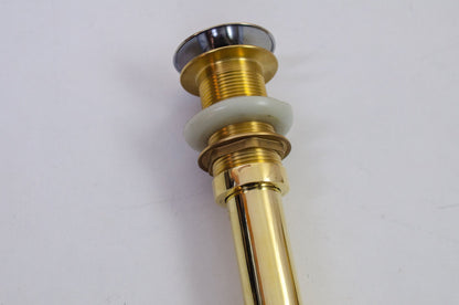 Unlackierter Messing-Siphon für Badezimmer – Messing-Pop-up-Ablauf