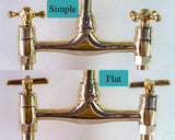 Nova Straight Legs Bridge Faucet