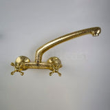 Unlacquered Brass Faucet - Wall Mount Tub Filler